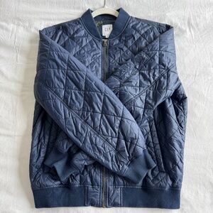 Mens Quilted Bomber Jacket | Gap
